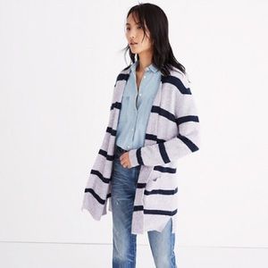 Madewell Kent Stripped Cardigan